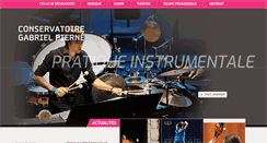 Desktop Screenshot of conservatoire.metzmetropole.fr
