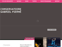 Tablet Screenshot of conservatoire.metzmetropole.fr